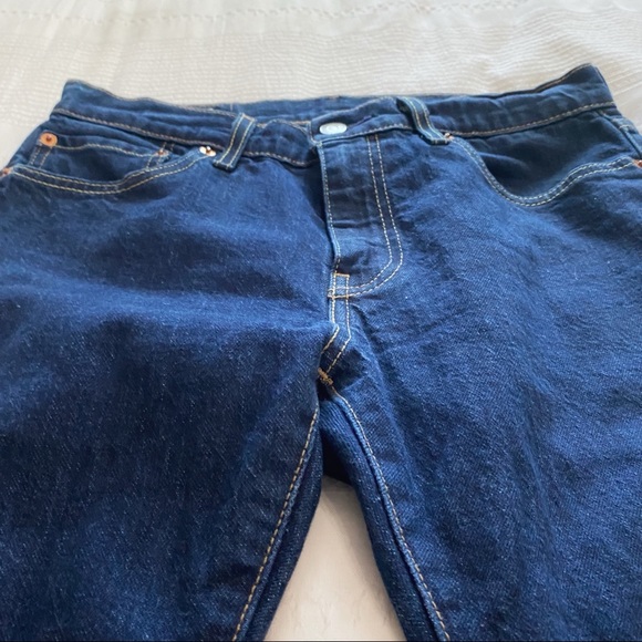 RARE LEVI'S STRAUSS 512 VINTAGE 90'S DARK WASH HIGH WAISTED SKINNY DENIM JEANS - Picture 8 of 12